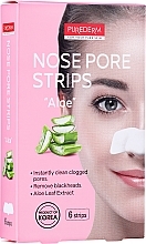 Aloe Nose Pore Strips - Purederm Nose Pore Strips — photo N1