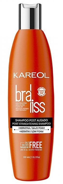 Shampoo - Kareol Braliss Post Straightening Shampoo	 — photo N1