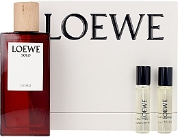 Set (edt/100ml + edt/mini/10ml + edt/mini/10ml) - Loewe Solo Loewe Cedar — photo N1