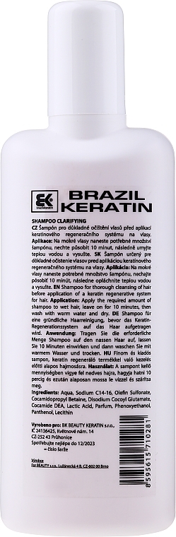 Cleansing Shampoo - Brazil Keratin Cleansing Clarifying Shampoo — photo N2