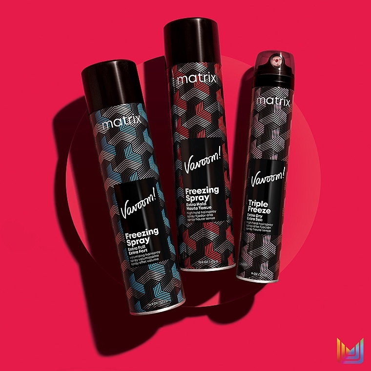 Hair Spray - Matrix Vavoom Triple Freeze Extra Dry — photo N9