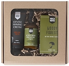 Fragrances, Perfumes, Cosmetics Set - Arganove Woody Forest (sh/cr/100ml + ash/water/100ml + ash/balm/100ml)