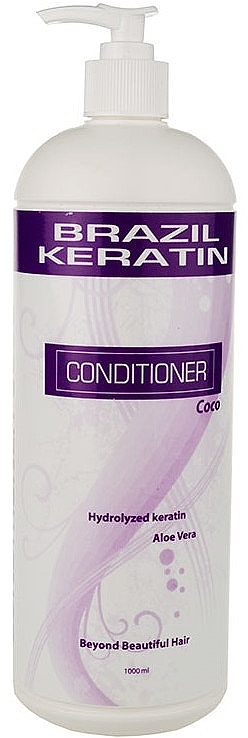 Dry Hair Conditioner - Brazil Keratin Intensive Coconut Conditioner — photo N5