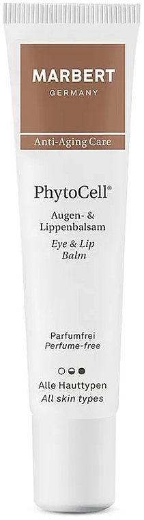 Eye and Lip Balm - Marbert Anti-Aging Care PhytoCell Deep Energy Eye & Lip Balm — photo N1