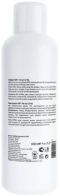 Universal Oxidizer 3% - Mirella Oxy Vol. 10 — photo N4