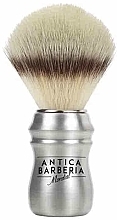 Aluminium Shaving Brush - Mondial Antica Barberia Ecosilvertip — photo N1