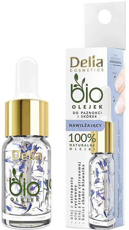 Moisturizing Nail & Cuticle Oil - Delia Cosmetics Bio Nail Oil — photo N1