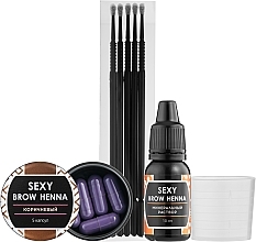 Fragrances, Perfumes, Cosmetics Home Use Henna Set in Capsules - Sexy Brow Henna