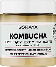 Fragrances, Perfumes, Cosmetics Mattifying Day Cream for Combination & Oily Skin - Soraya Kombucha Mattifying Day Cream