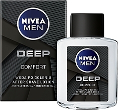 Fragrances, Perfumes, Cosmetics Antibacterial After Shave Lotion - NIVEA Men Deep Comfort After Shave lotion