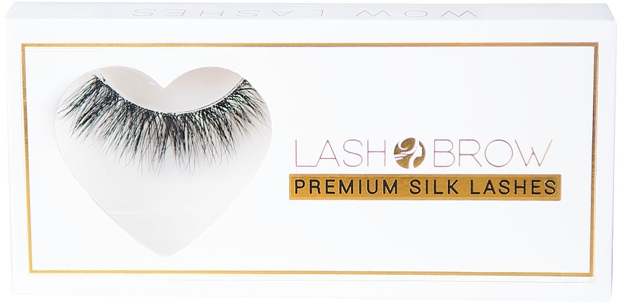 Flase Lashes - Lash Brow Premium Silk Lashes Wow Lashes — photo N1