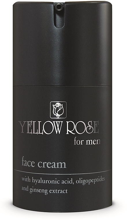 Men Anti-Aging Face Cream - Yellow Rose Face Cream For Men — photo N1