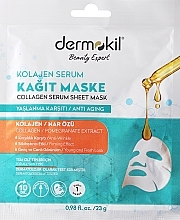 Collagen Serum Sheet Mask - Dermokil Clay & Collagen Serum Sheet Mask — photo N1