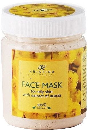 Acacia Face Mask - Hristina Cosmetics Acacia Extract Face Mask — photo N6