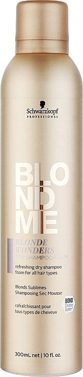 Dry Shampoo - Schwarzkopf Professional Blondme Blonde Wonders Dry Shampoo Foam — photo N1