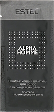 Fragrances, Perfumes, Cosmetics Cooling & Toning Shampoo - Estel Alpha Homme (sample)