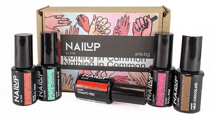 Set - SNB Professional Collection Nothing in Common NailUP Set (gel/polish/6mlx5) — photo N1