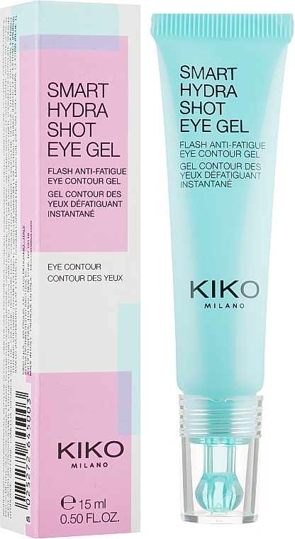 Moisturizing Anti Dark Circles & Puffiness Gel - Kiko Milano Smart Hydra Shot Eye Gel — photo N4