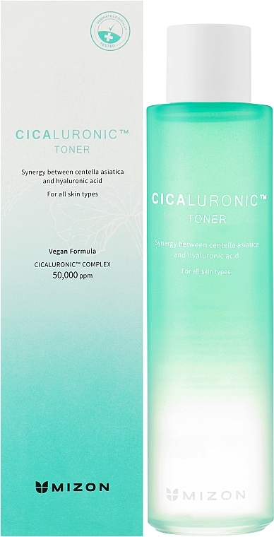 Moisturising Face Toner with Centella Asiatica & Hyaluronic Acid - Mizon Cicaluronic Toner — photo N2