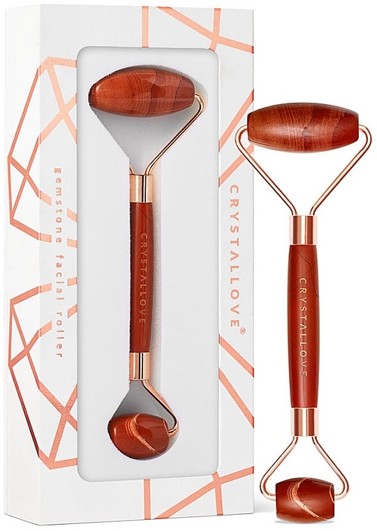 Facial Roller - Crystallove Red Jasper Roller — photo N1