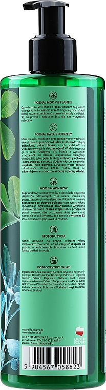 Hair Conditioner - Vis Plantis Herbal Vital Care Conditioner Fenugreek Horsetail+Black Radish — photo N7