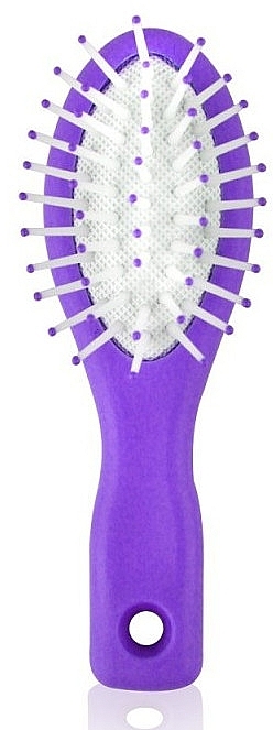 Massage Hair Brush (mini size), purple - Donegal — photo N1