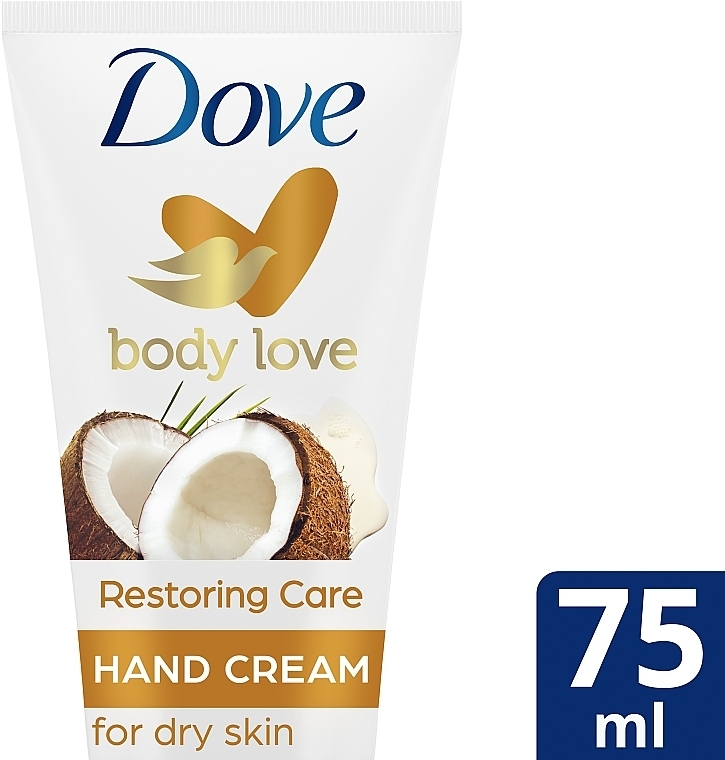 Hand Cream with Coconut Oil and Almond Milk - Dove Nourishing Secrets Resroring Ritual Hand Cream — photo N16