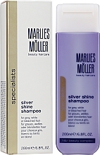 Anti-Yellow Shampoo for Blonde Hair - Marlies Moller Specialist Silver Shine Shampoo — photo N2