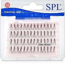 Individual Lashes EE-3, 56 pcs, long - SPL Individual Lashes Long Black — photo N1