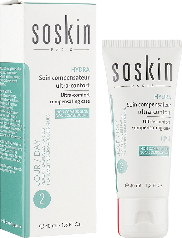 Ultra-Moisturizing Face Cream for Problem Skin - Soskin Hydra Ultra-Comfort Compensating Care — photo N2