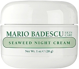 Fragrances, Perfumes, Cosmetics Seaweed Night Cream - Mario Badescu Seaweed Night Cream