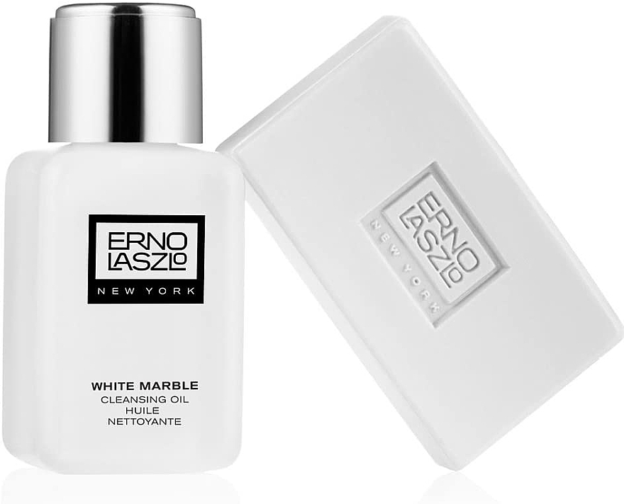 Set - Erno Laszlo White Marble Cleansing Set (oil/60ml + soap/50g) — photo N3