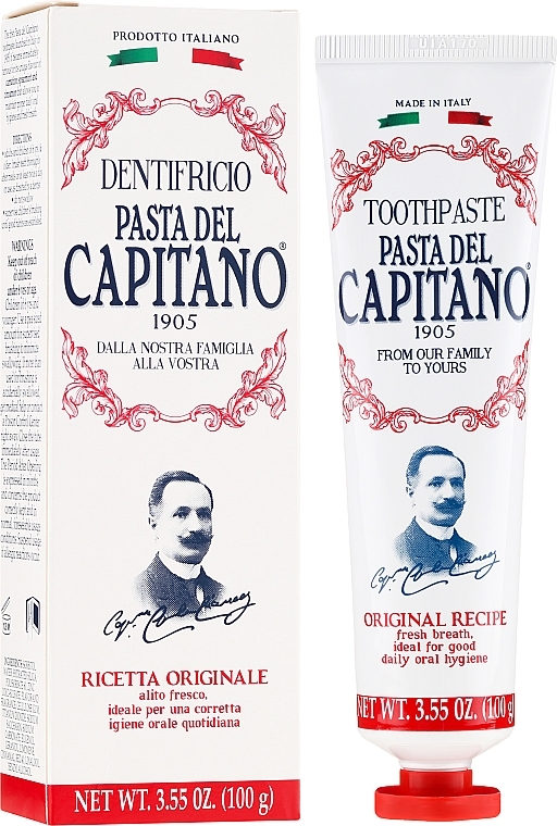 Toothpaste "Original" - Pasta Del Capitano Original Recipe Toothpaste — photo N1