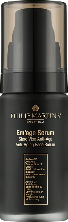 Anti-Aging Serum for Face and Décolleté - Philip Martin's Em'age Serum Anti-Ageing — photo N2