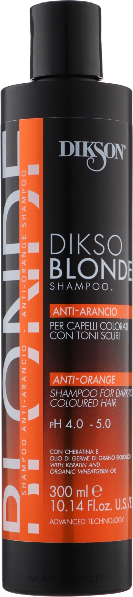 Anti-Yellow Shampoo - Dikson DiksoBlonde Anti-Orange Shampoo — photo 300 ml
