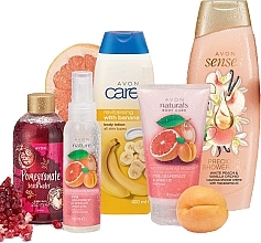 Set - Avon (b/foam/250ml + b/spray/100ml + b/lot/400ml + b/scr/150ml + sh/gel/500ml) — photo N1