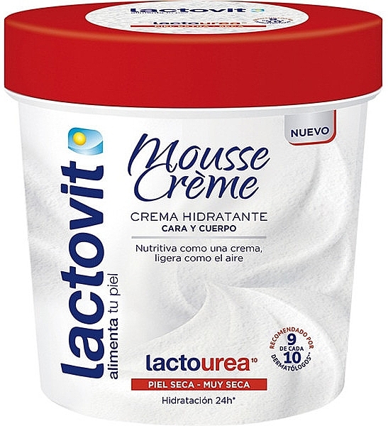 Urea Body Cream Mousse - Lactovit Lactourea Mousse Creme — photo N1