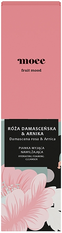 Moisturizing Face Cleansing Foam - Moee Fruit Mood Damascena Rosa & Arnica — photo N4