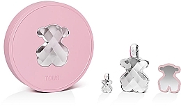 Fragrances, Perfumes, Cosmetics Tous LoveMe The Silver Parfum - Set (edp/90 ml + edp/4.5 ml + mirror)