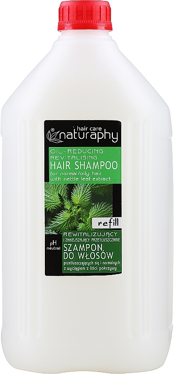 Nettle Shampoo - Naturaphy Nettle Leaf Extract Shampoo Refill — photo N1