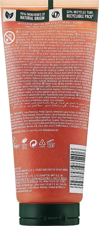 Body Scrub - The Body Shop Vegan Pink Grapefruit Shower Scrub — photo N6