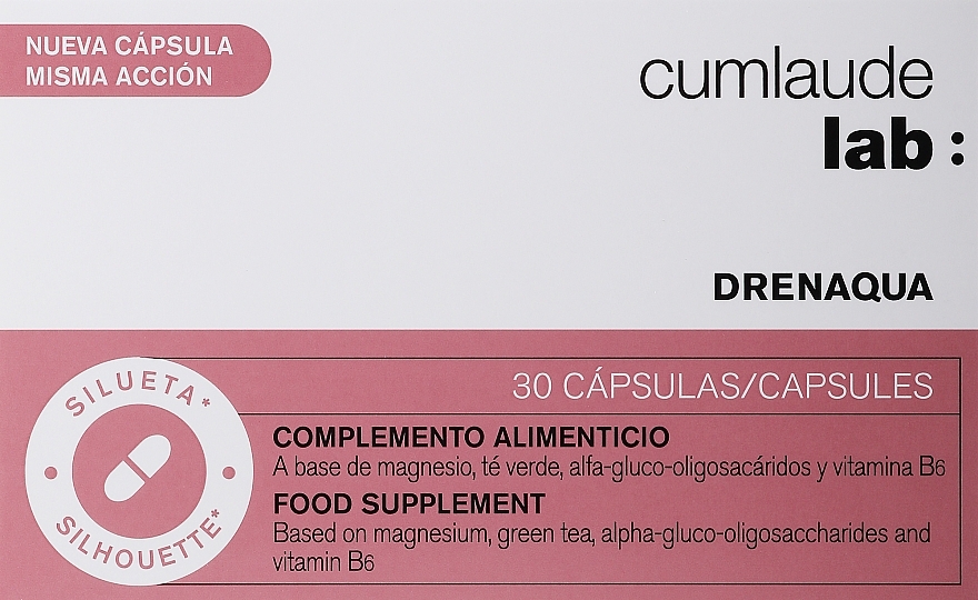 Dietary Supplement - Cumlaude Lab Drenaqua Caspsules With Probiotics And Prebiotics — photo N3