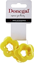 Fragrances, Perfumes, Cosmetics Claw Clips FA-5654+1, yellow - Donegal