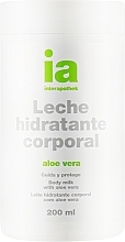 Fragrances, Perfumes, Cosmetics Moisturizing Body Milk with Aloe Vera Extract - Interapothek Leche Hidratante Corporal Aloe Vera