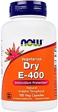 Vitamin E-400 Capsules - Now Foods Vitamin E-400 D-Alpha Tocopheryl Veg Capsules — photo N1