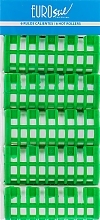 Fragrances, Perfumes, Cosmetics Hair Curlers, 6 pcs, 23 mm, green - Eurostil