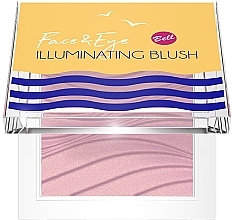 Fragrances, Perfumes, Cosmetics Face & Eye Blush-Highlighter - Bell Sun Sea & Ice Cream Face & Eye Illuminating Blush