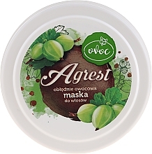 Fragrances, Perfumes, Cosmetics Gooseberry, Seaweed & Shea Butter Hair Mask - Ovoc Agrest Mask