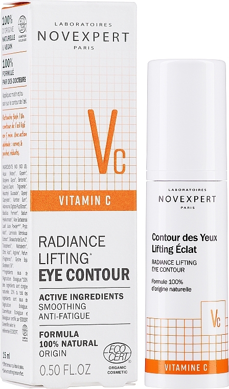 Radiance & Lifting Eye Cream - Novexpert Vitamin C Radiance Lifting Eye Contour — photo N2