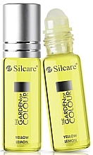 Fragrances, Perfumes, Cosmetics Nail & Cuticle Oil - Silcare The Garden of Colour Cuticle Oil Roll On Lemon Yellow